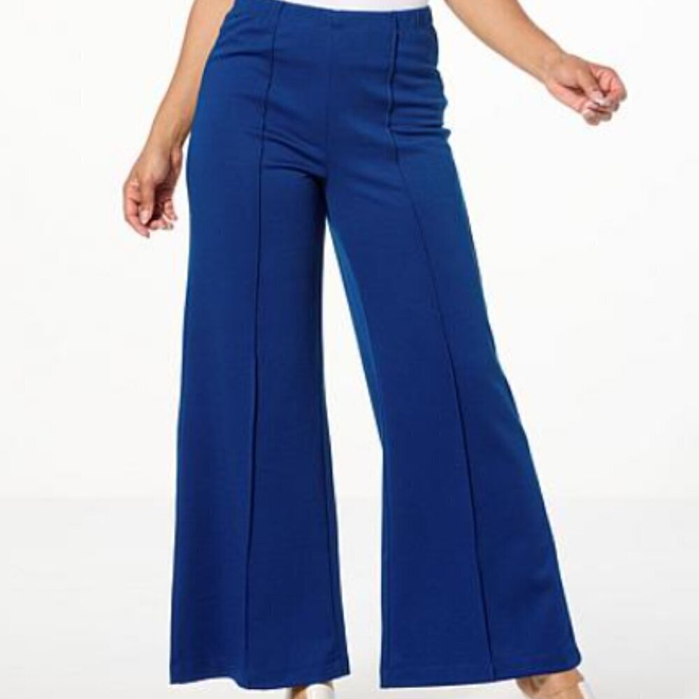 LB70 Tan Brown Loyd Boston Twill High Waist Flare Pull On Pants